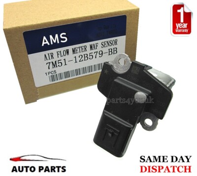 Sensore MAF Per Ford Focus MK2/MK3, C-MAX, KUGA II 1.6/2.0 TDCI - Misuratore Portata Aria 7M51-12B579-BB - Foto 5