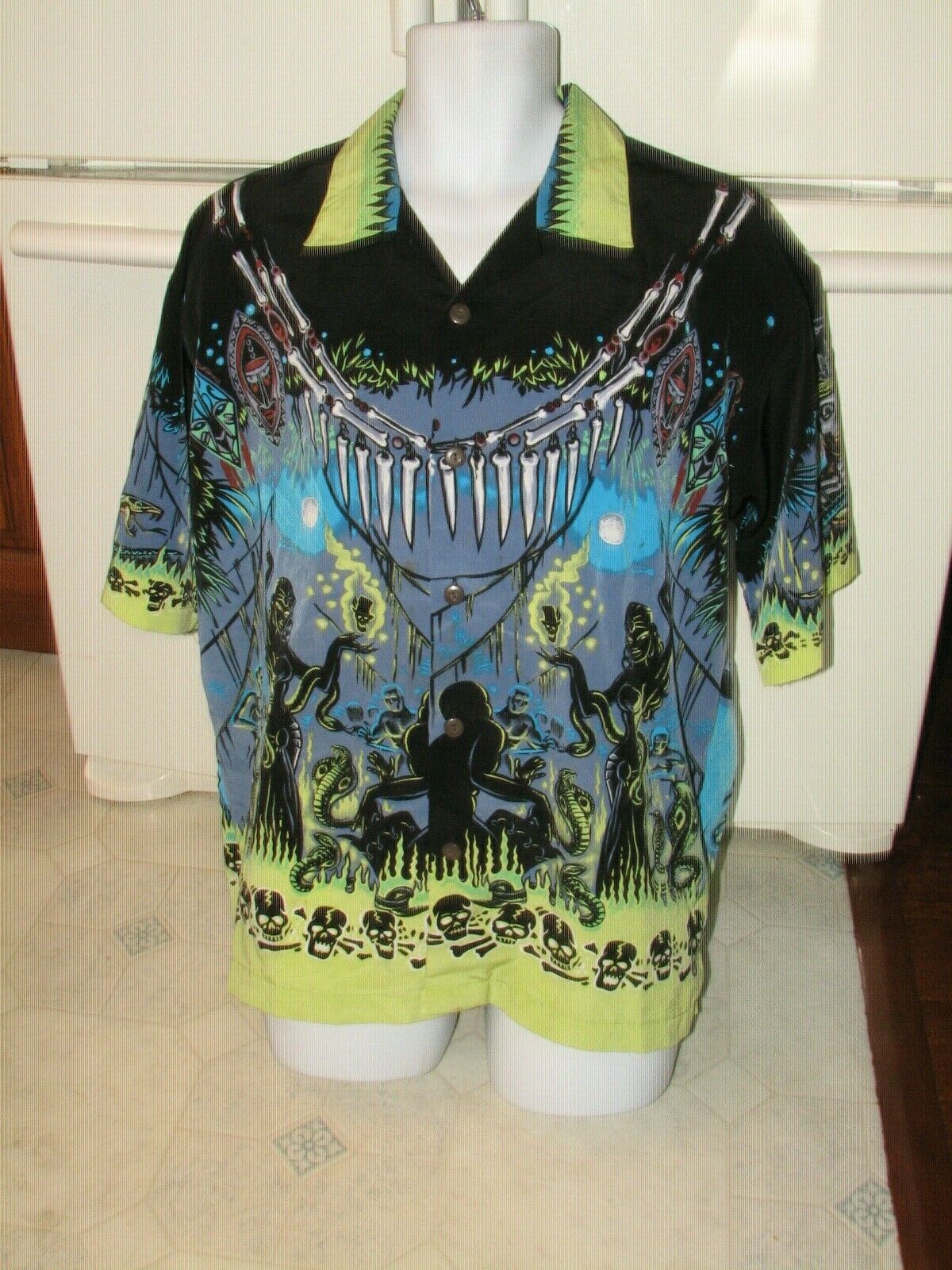 La Rocka BC Ethic shirt Vintage Black Magic Voodo… - image 1