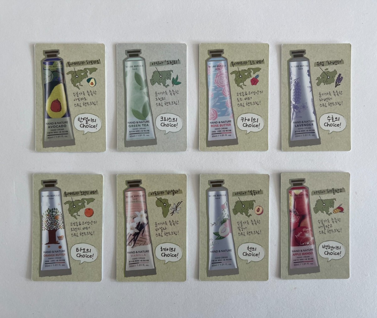 EXO NATURE REPUBLICコラボグッズ EXO Nature Republic Hand Cream Official Benefit Photocard | eBay