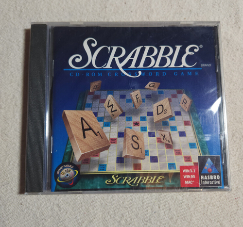 Scrabble CD-ROM Crossword Game (Win/Mac, 1996) Hasbro Interactive Sealed