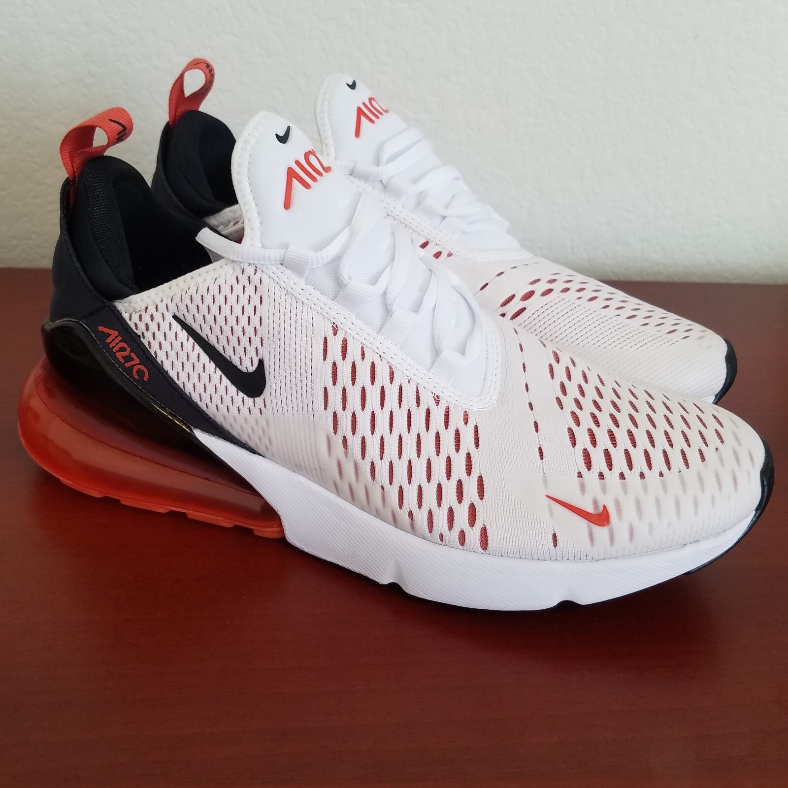 Nike Air Max 270 White/Black/Mantra Orange DZ4439-100 Women's Size 10.5 |  eBay