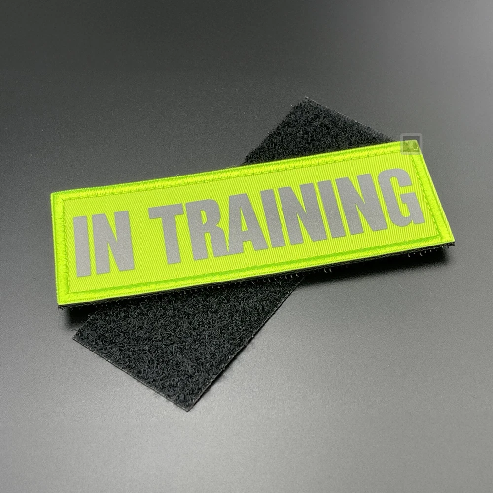 Dog Harness Patch Hook & Loop Canine K9 Vest Warning Badge Tactical Pet Labels