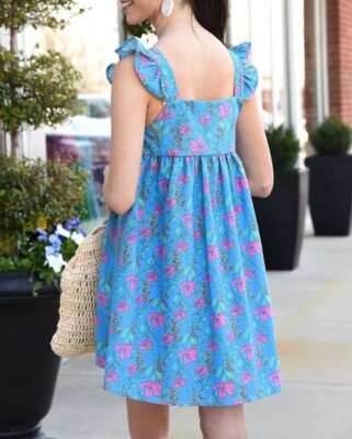 blue river mini dress River Knit Mini Dress Vintage Blue