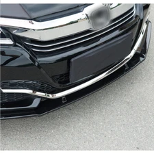 FOR 2014-17 HONDA ACCORD GT STYLE GLOSS BLACK FRONT BUMPER LIP SPOILER SPLITTER