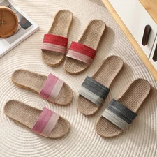 Linen Slippers Japanese Tatami Style