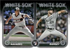 2024 Topps Update #US128 Edgar Navarro /Lane Ramsey NM-MT RC Rookie Whi ID:76336