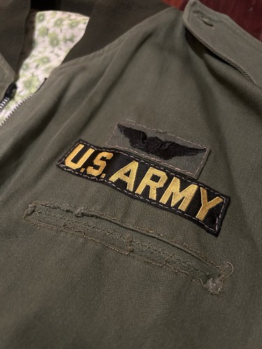 Authentic Vintage 1960s US Army Pilot Bomber Jacket, Vietnam War, MA1/L2-B Style - Picture 4 of 10