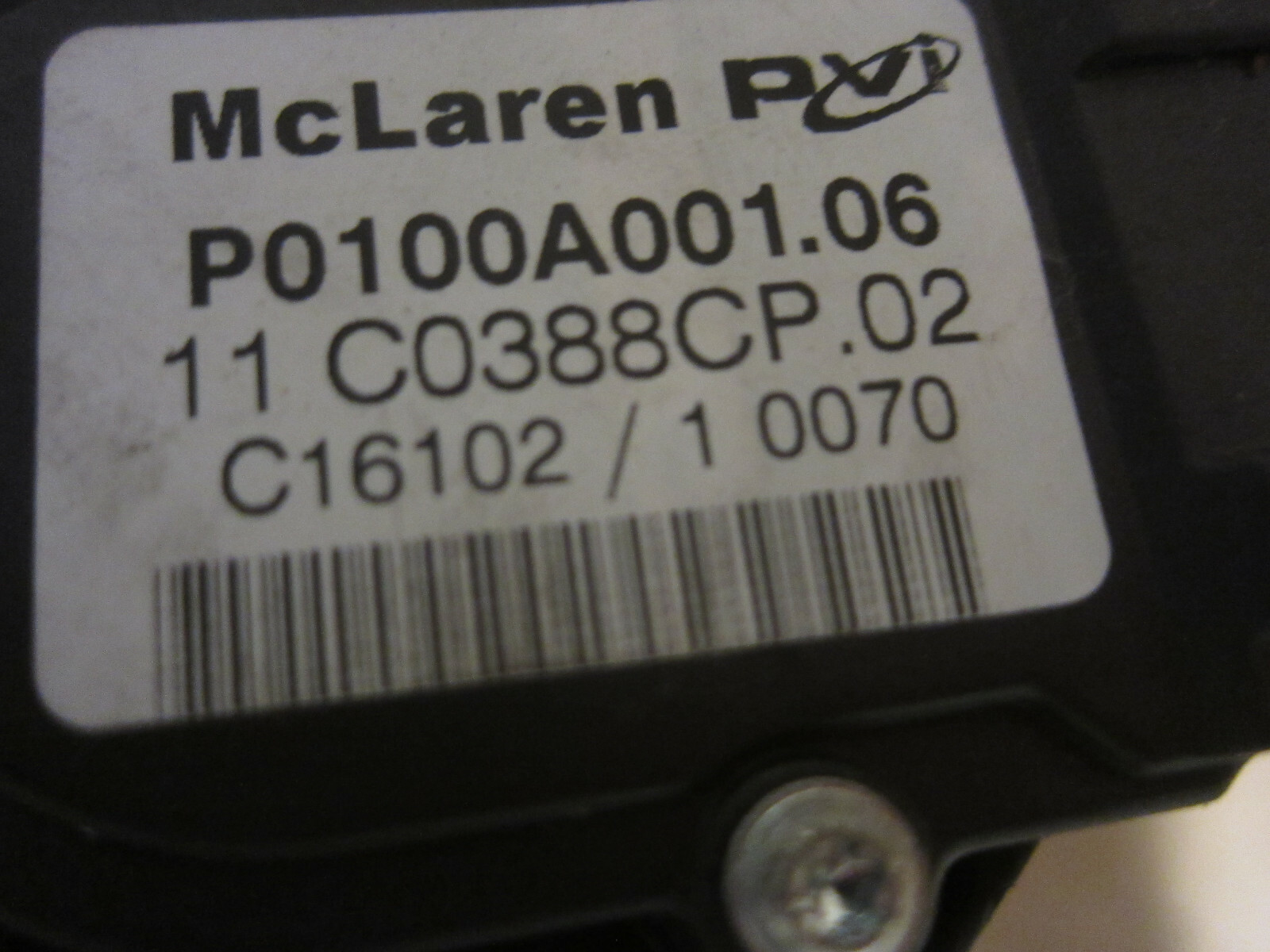 McLaren 570S - Accelerator Pedal Assy - P/N 11C0388CP