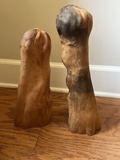 Louisiana Cypress Knees, Lot of 2, approximately 11 1/2” and 13”.