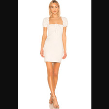 NWOT Revolve x ASTR The Label Nina Dress in Off White | Size XS