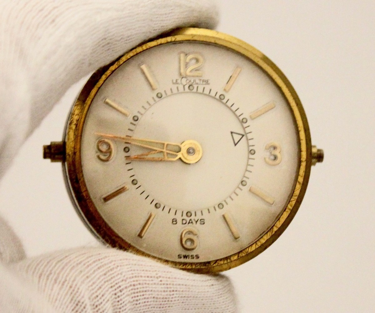 Vintage LeCoultre Memovox 8 Day Brass 35.5mm Alarm Clock | eBay
