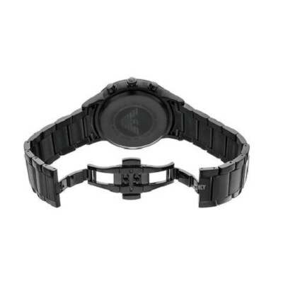 Emporio Armani AR2453 Mens Chronograph Watch - Black for sale