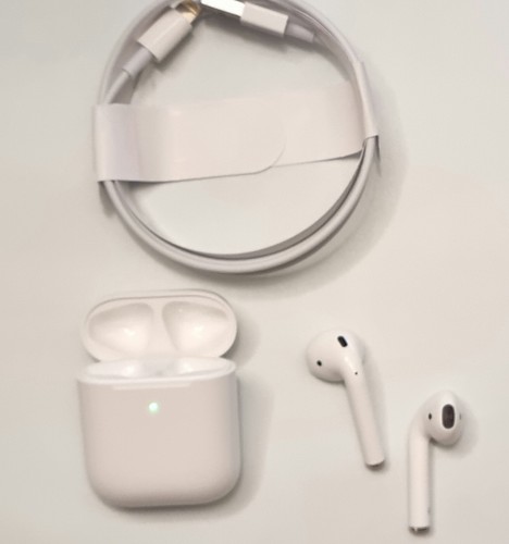 CUFFIE APPLE AIRPODS 2a GENERAZIONE AURICOLARI BLUETOOTH BASE RICARICA MAGSAFE A - 第 6/6 張圖片