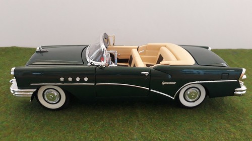 BUICK CENTURY cabriolet vert 1955 1/18 MIRA 6185 voiture miniature de collection - Picture 4 of 8