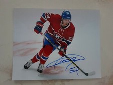 Charles Hudon Signed 8x10 Photo Montreal Canadiens w/Photo Proof COA