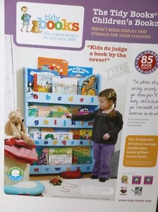 Tidy Books Das Originale Kinder Bucherregal Mit 3d Alphabet Blau Ebay