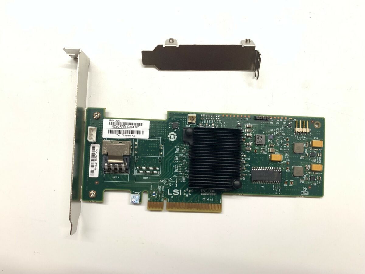 LSI MegaRAID Internal LSI00199 SATA/SAS 9240-4i 6Gb/s PCIe 2.0