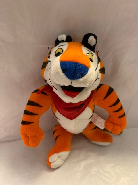 TONY THE TIGER KELLOGG'S 1997 TOY PLUSH STUFFED ANIMAL JUNGLE WILDLIFE 8