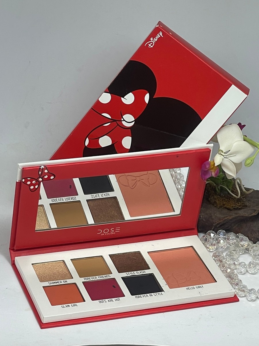 Disney Minnie Mouse Dose of Colors Eyeshadow & Blush Makeup  Disney dose of colors Minnie mouse eyeshadow palette new in box 6 shades & Blush main image 0