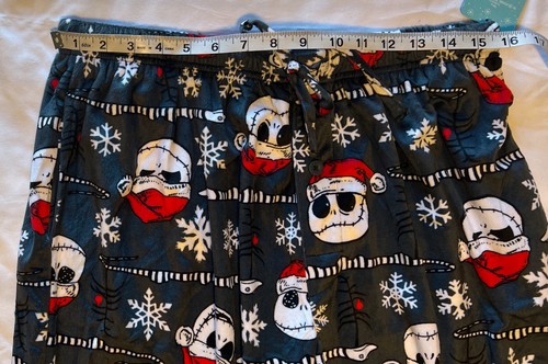 New Disney Pants Lounge Jack Nightmare Fleece PJ Pajama VERY Soft Gray XL NWT - Picture 5 of 10
