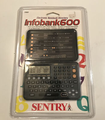 Infobank CA600 Sentry Electronic Notebook Directory