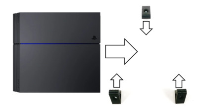 Ps4 Wall Bracket / Mount (Set Of 3)