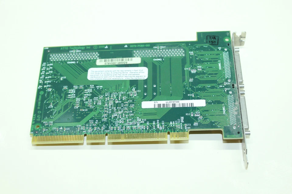 ATTO Express PCI ULTRA 3 SCSI APN 630-4368 PCB 0079-PCBX-001 - Image 2 of 4