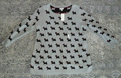 charter club scottie sweater