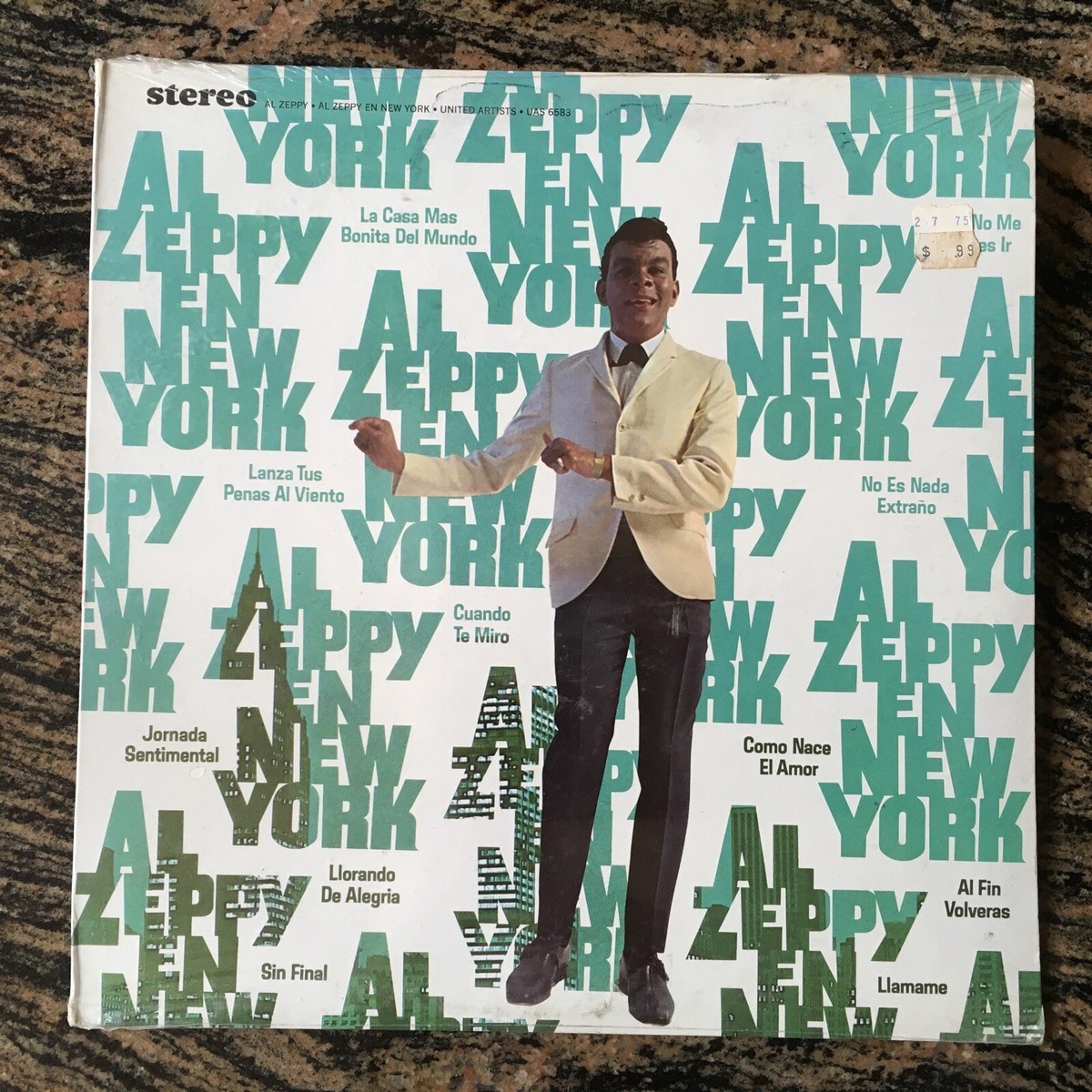 AL ZEPPY EN NEW YORK LPレコード Al Zeppy Al Zeppy En New York 1967 Latin LP on United Artists