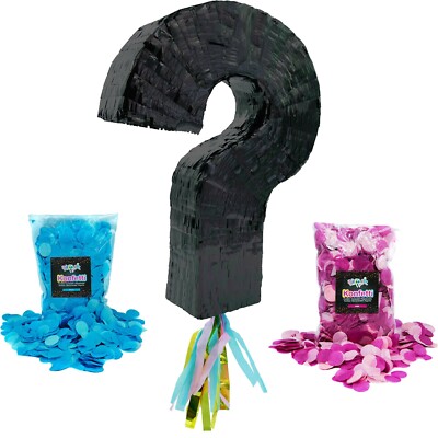 Pinata Fragezeichen BOY OR GIRL | Gender Revival | Baby Shower | Detektiv Party