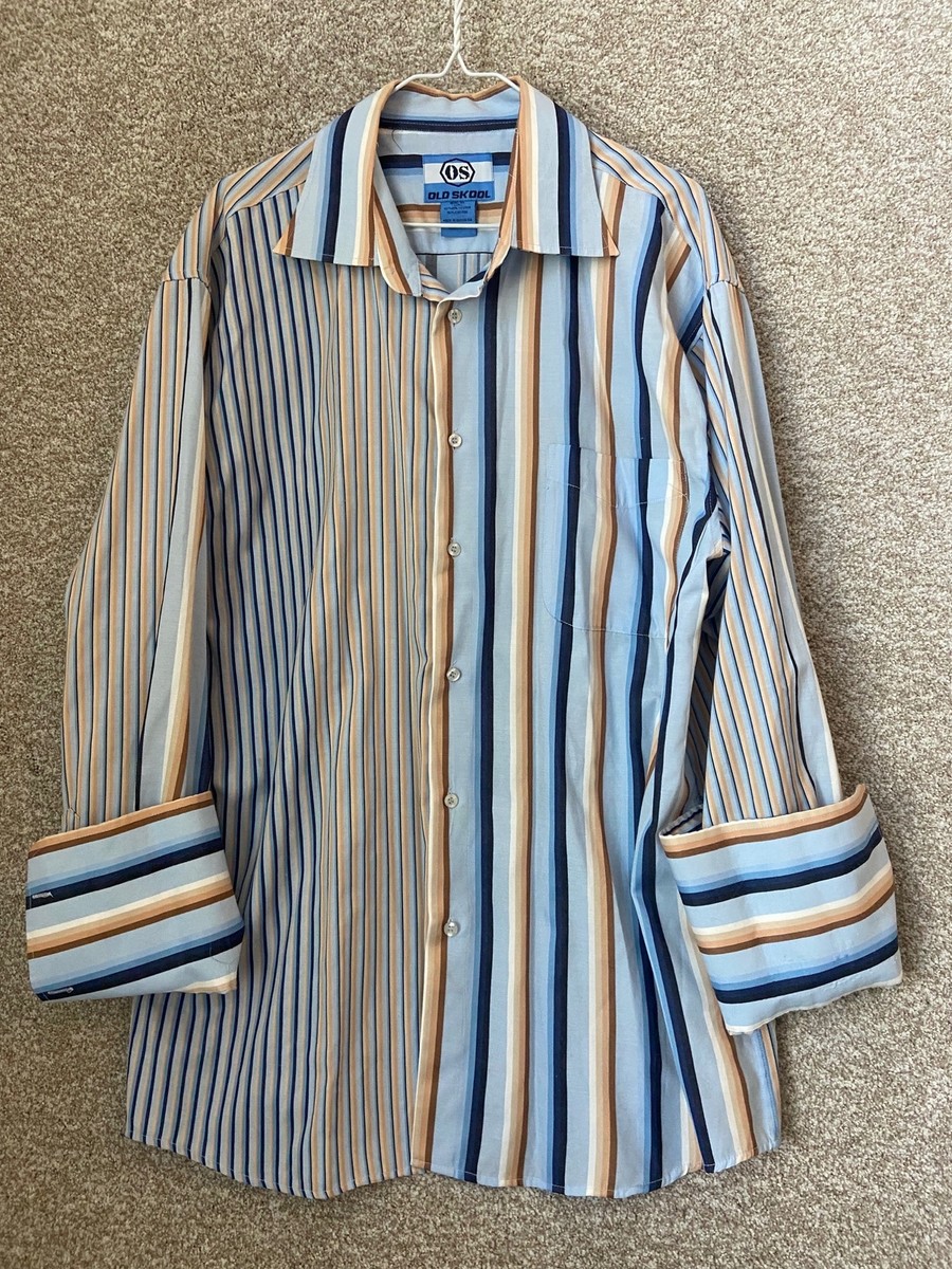 【MODERNIF】Lodi stripe shirt Multi Stripe 908 Bigoogoo Shirt – 45R GLOBAL