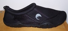 Women's Island Surf Company SPLASH Black Beach Pool Water Shoes Aqua Socks Sz 6