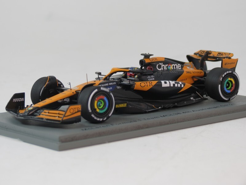 ミニカー McLaren MCL38 4th Australian GP 2024 AFX McLaren MCL38 F1 #4 Australian Grand Prix 2024 HO Scale