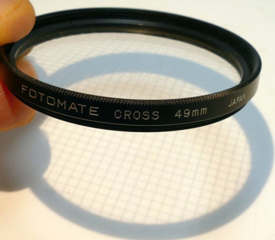 Fotomate 49mm Cross Screen 4 point CS Filter - excellent condition | eBay