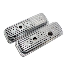 85-93 Chevy 4.3L V6 V-6 Chrome Plated Steel Valve Covers S10 Blazer C1500 K1500
