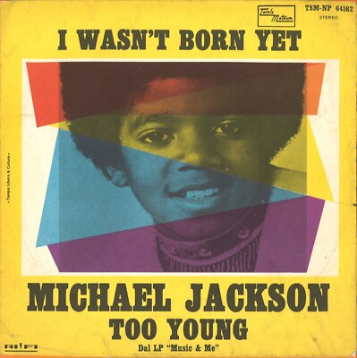 Michael Jackson Too Young (7'' Single Italien - 1973)