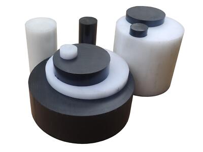 POM Rund Ø90 - Ø150mm Länge 10mm bis 100mm Scheibe Rundscheibe Kunststoff