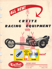 Creitz Racing Equipment 1962-63 Speed equipment Catalog PDF File USB Flash Drive