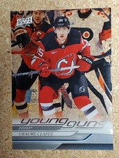 Graeme Clarke 2024-25 Upper Deck Young Guns Clear Cut Rookie Parallel RC Devils