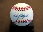 CARLOS DELGADO 3 X SS BLUEJAYS METS SIGNED AUTO RAWLINGS OL BASEBALL JSA BEAUTY