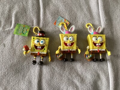 SPONGEBOB SQUAREPANTS 2004 Easter/Valentine CANDY BUDDY COLLECTIBLES