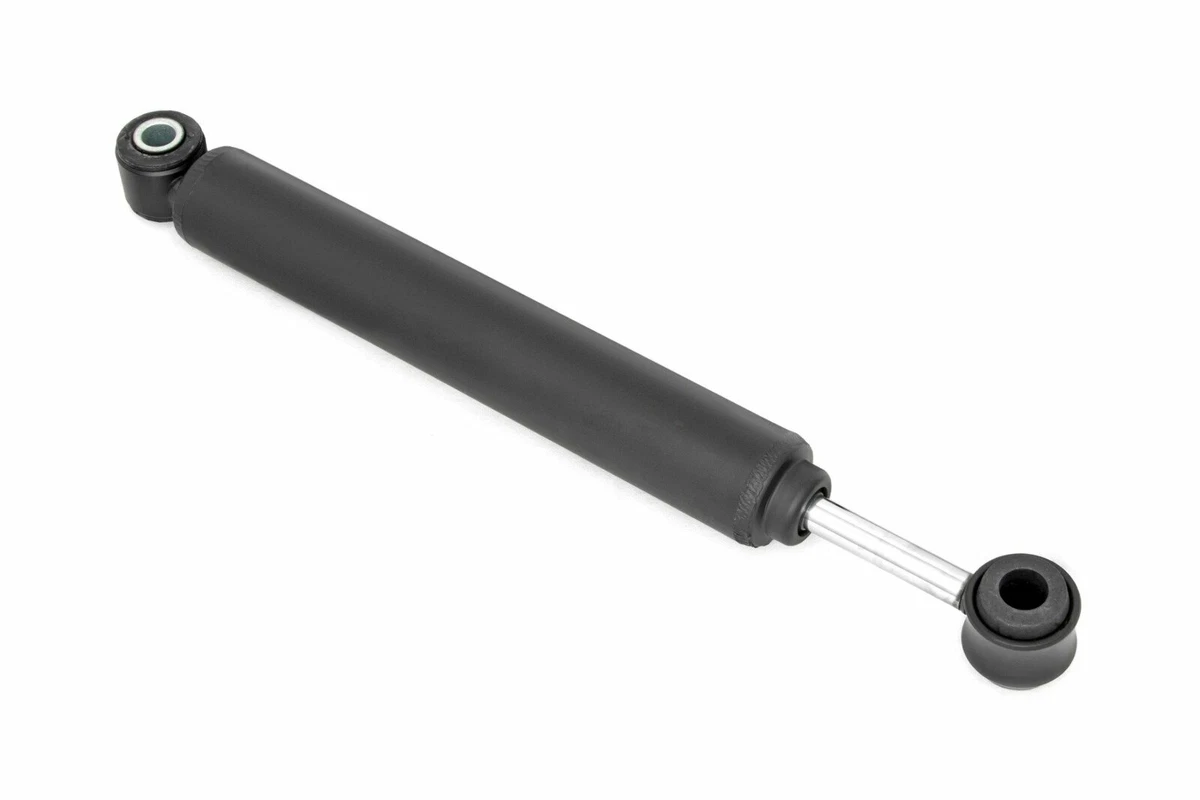 Estabilizador De Dirección Doble Rough Country V2 – Jeep Wrangler JK 2007–2018, Acabado Negro Y Hardware Incluido