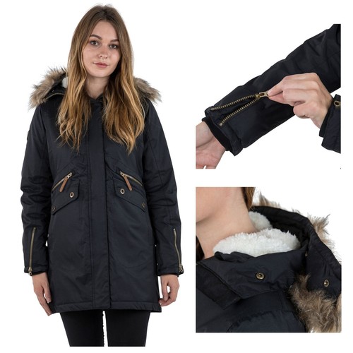 Trespass Womens Waterproof Parka Jacket Thundery eBay