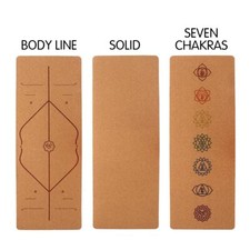 New Cork Yoga Exercise Mat Eco Friendly Home Gym Pilates Floor Fitness 6mm Thick