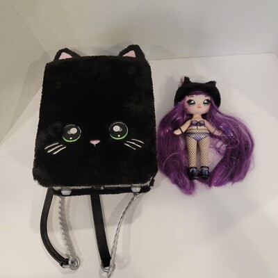 Na! Na! Na! Surprise Black Kitty Doll and Backpack