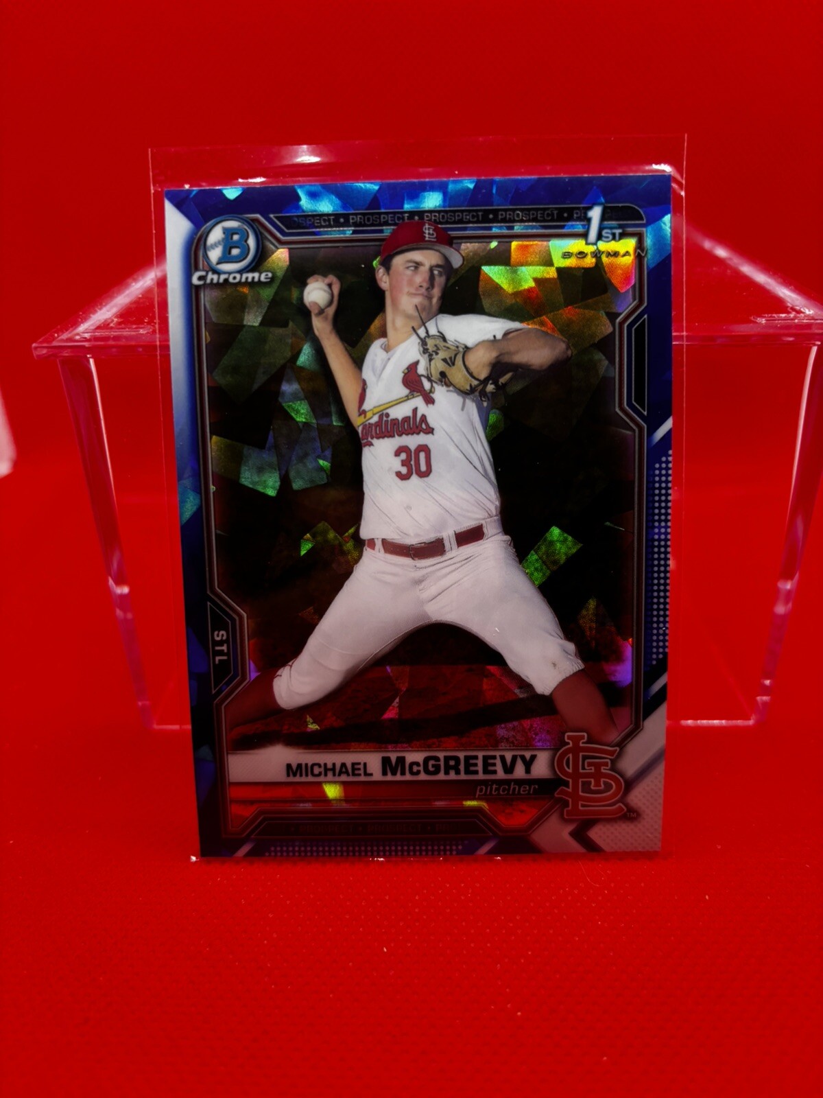 2021 Bowman Chrome Sapphire 1st Michael McGreevy 