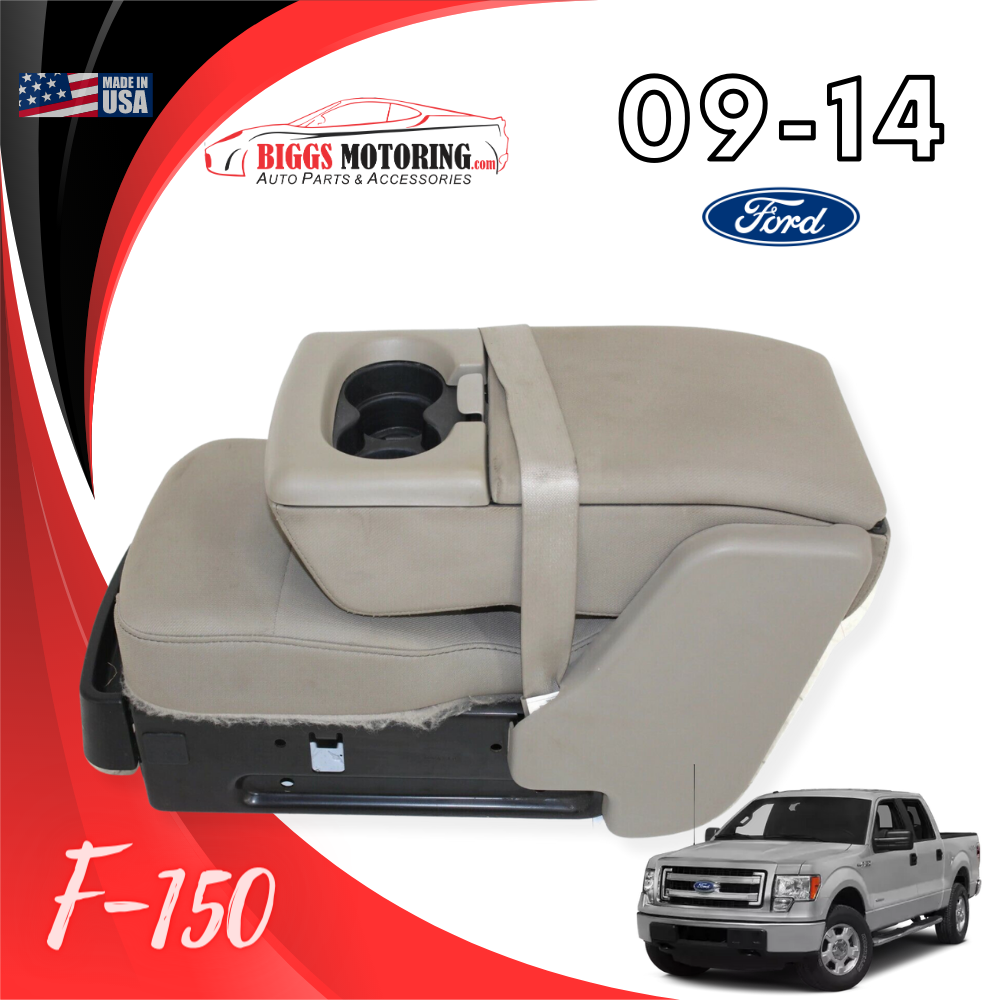 09-14 Ford F150 Center Console Jump Seat W/ Storage & Cup 09-14 Ford F150 Center Console Jump Seat W/ Storage & Cup