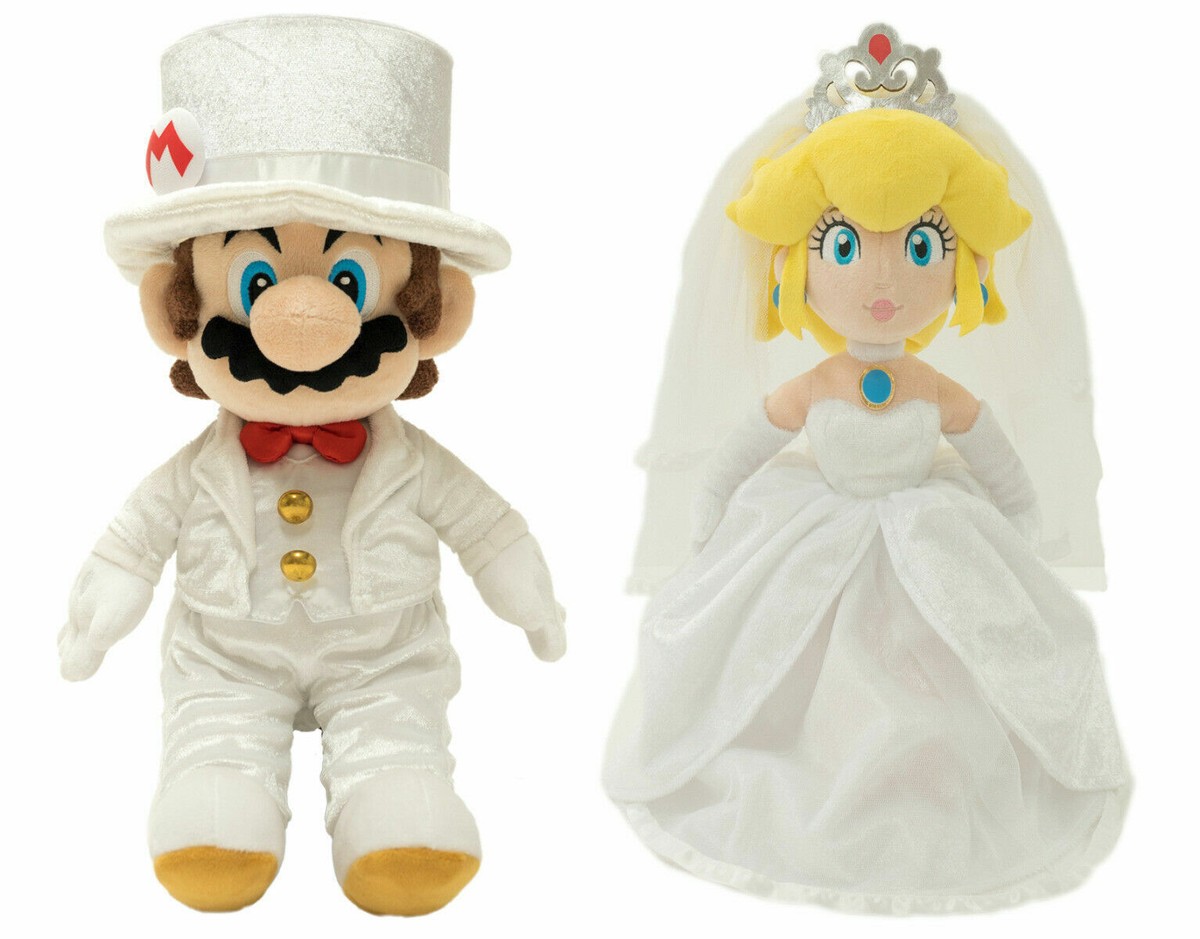 MARIO＆PEACH WEDDING STYLE Mario And Peach (Wedding Style) Plush Set - Super Mario