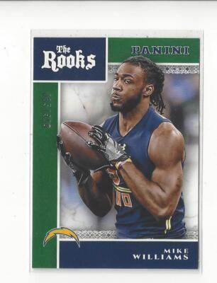 2017 Panini The Rooks Green #15 Mike Williams Rookie Chargers /399 