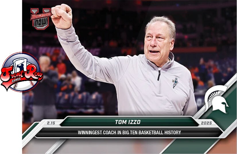 2024-25 Bowman U Now Tom Izzo #68 Winningest Coach Big Ten History PRESALE